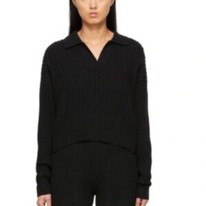 Rag & Bone Merino Wool Polo Sweater – NWT – Black – Size M